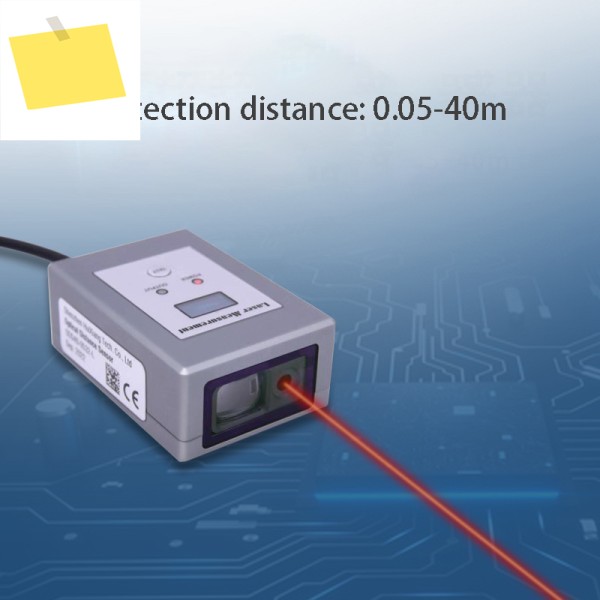 레이저 거리 측정 변위 센서 정확도 1mm 범위 40m 조정 가능한 BLP40 스위치 RS485 아날로그 제품 이미지