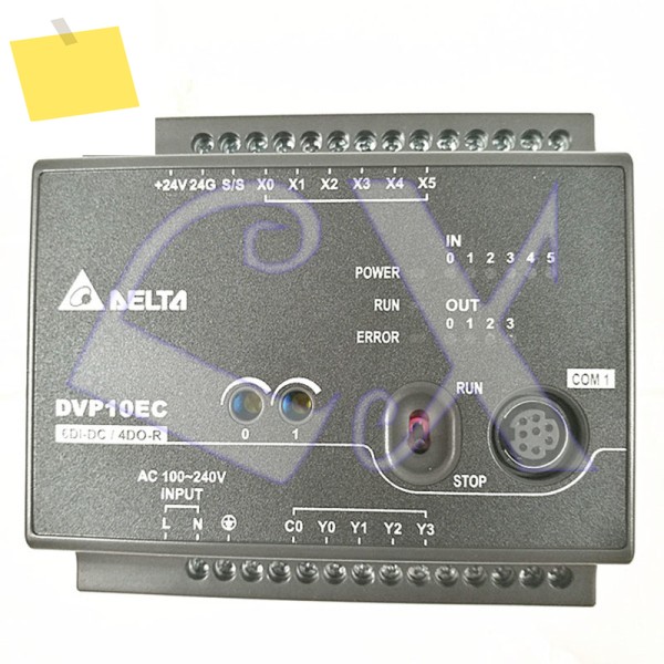 기존 델타 PLC 호스트 DVP10EC00R3 EC3 시리즈 프로그래밍 가능 컨트롤러 100-240VAC 6DI 4DO 제품 이미지