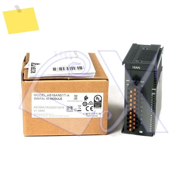 Delta AS PLC 확장 모듈 AS16AN01T-A 16DO NPN 트랜지스터 출력 포인트당 0.5A 제품 이미지
