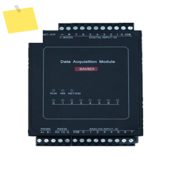 TCP-507F 8AI8DI 이더넷 모듈 산업용 획득 제어 Modbus RTU UDP 프로토콜 IO 장치 제품 이미지