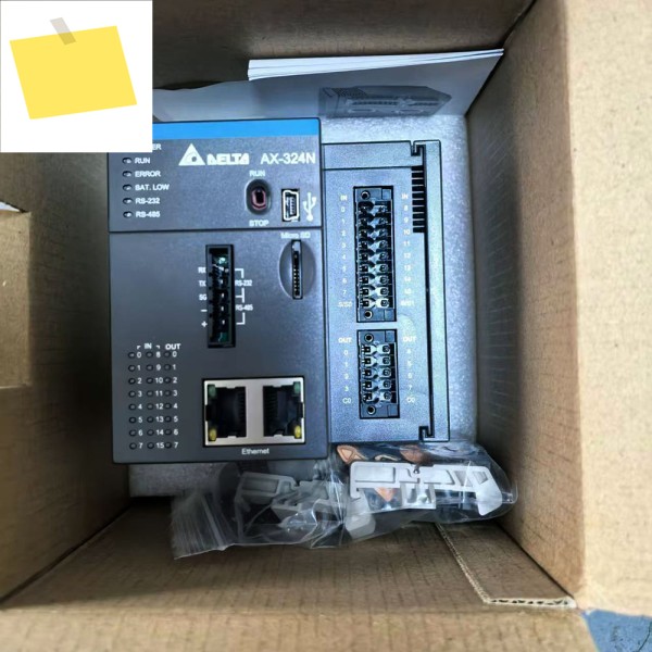델타 AX-324NA0PA1P AX3 시리즈 모션 컨트롤러 EtherCAT 16DI 8DO PNP 출력 제품 이미지