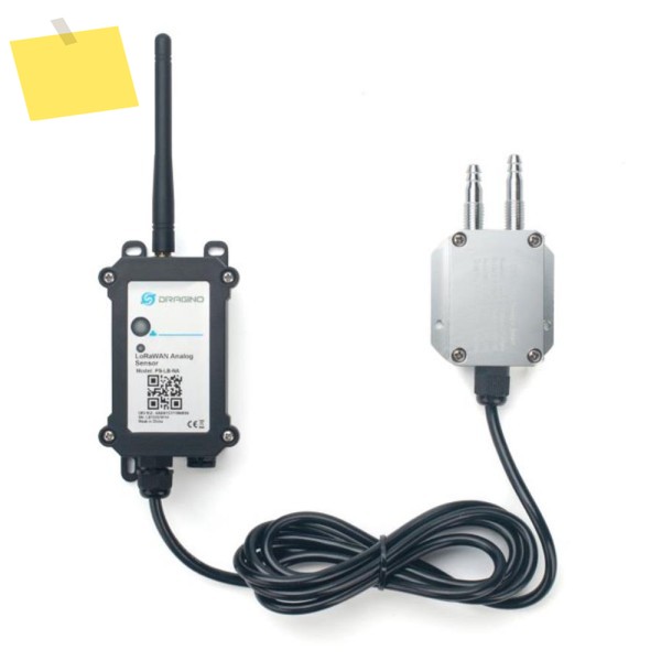Dragino PS-LB-D LoRaWAN 차압 센서 다양한 압력 범위 사용 가능100Pa에서 10KPa까지 제품 이미지