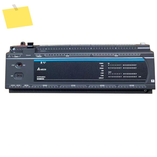 기존 Delta ES3 시리즈 DVP64ES300T 32DI 이더넷 CANopen 통신이 가능한 프로그래밍 컨트롤러 제품 이미지