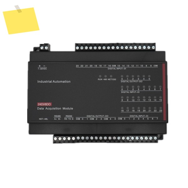 TCP-508L 24DI 6DO 이더넷 획득 컨트롤러 Modbus RTU 프로토콜 RS485 RS232 스위치 입력 및 출력 제품 이미지