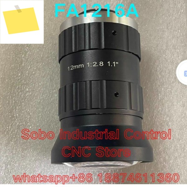 중고 FA1216A 12mm 2000W 픽셀 1.1 대상 산업용 렌즈 FA 고정 초점 어안 C 인터페이스 테스트 Ok 제품 이미지
