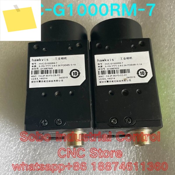 중고 테스트 OK HVC-G1000RM-7 1000W Pixel 산업용 카메라 7프레임 흑백 이더넷 포트 제품 이미지