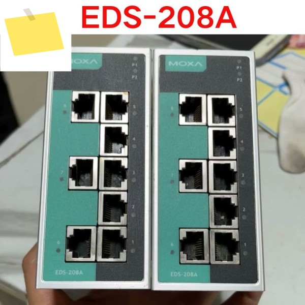 중고 테스트 완료 MOXA EDS-208A 산업용 8포트 이더넷 스위치 제품 이미지