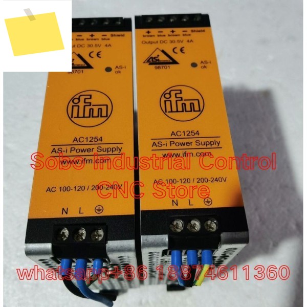 중고 테스트 OK IFM AC1254 전원 공급 장치, 입력 전압 AC115230V, 출력 DC30.5V, 전류 4A 제품 이미지