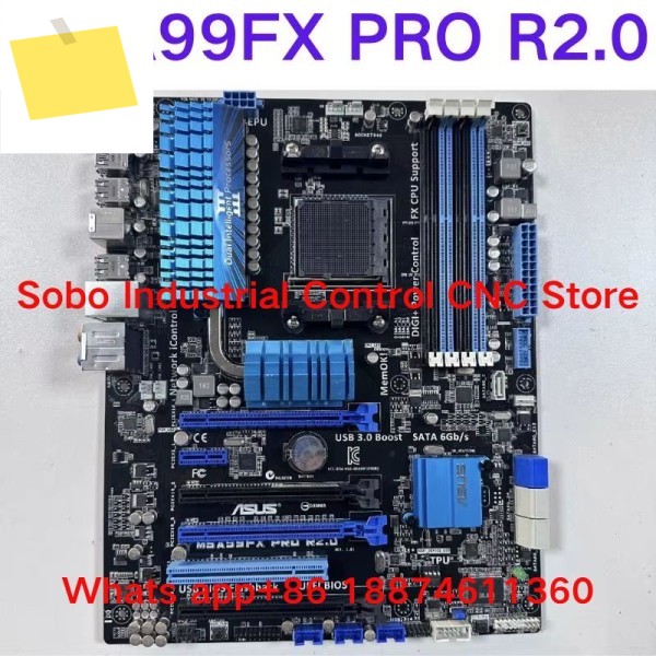 중고 테스트 완료됨 배플이 있는 메인보드 M5A99FX PRO R2.0 제품 이미지