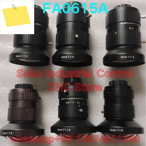 중고 테스트 OK FA0615A, 6mm 초점거리, 20메가픽셀 산업용 렌즈, C-포트, 1.1인치, 1:1.8 대구경 제품 이미지