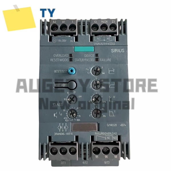 지멘스 PLC 모듈, 3RW3046-1BB14 S3 80A 45kW400V 200-480V AC 110-230V 제품 이미지