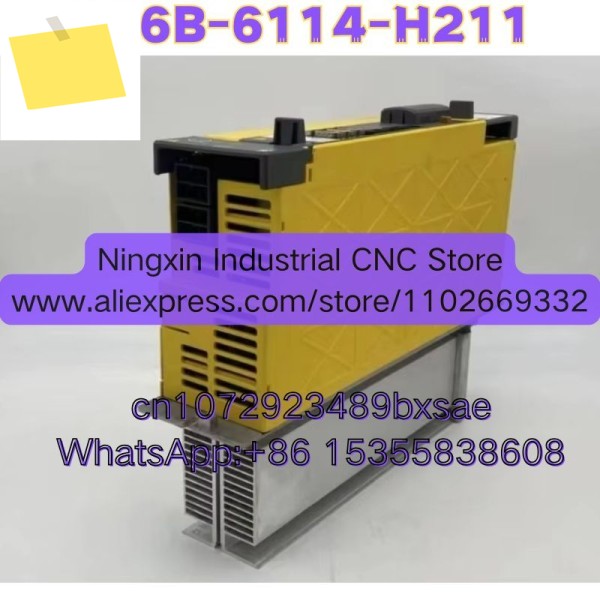 A06B-6114-H211 A06B 6114 H211 Fanuc 서보 드라이버 증폭기 모듈 중고 테스트 완료 OK 및 새 제품 제품 이미지
