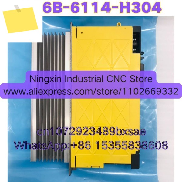 에 사용된 FANUC A06B-6114-H304 A06B 6114 H304 서보 드라이버 증폭기 모듈 테스트 완료됨 OK 제품 이미지