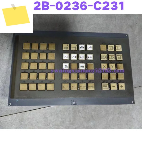 중고 키패드 A02B-0236-C231 A02B 0236 C231 일반 기능 테스트 완료 OK 제품 이미지