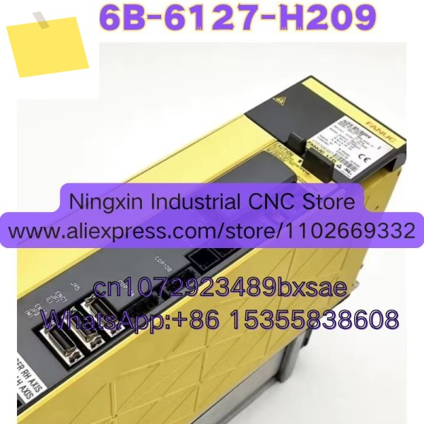 A06B-6127-H209 Fanuc 서보 드라이버 증폭기 모듈 중고 테스트 완료 정상 작동하며 새 제품입니다. 제품 이미지