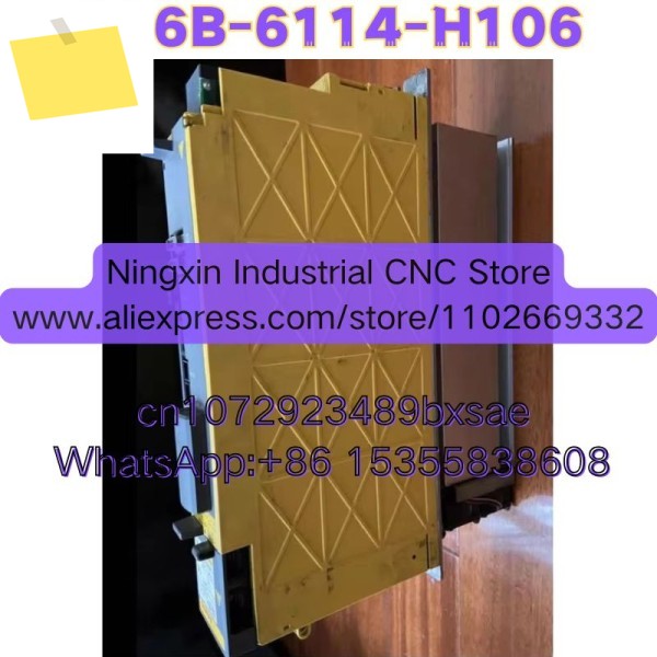 서 중고 A06B-6114-H106 A06B 6114 H106 서보 드라이브 테스트 완료됨 OK 제품 이미지