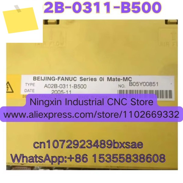 에 사용된 FANUC A02B-0311-B500 A02B 0311 B500 0i Mate-MC 시스템 유닛 테스트 완료됨 OK 제품 이미지