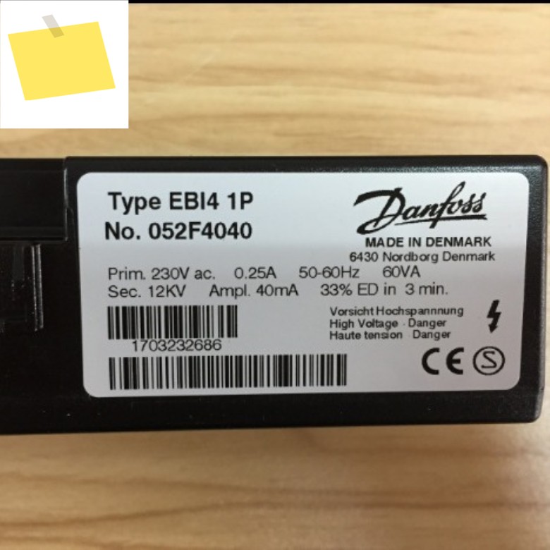 DANFOSS 댄포스 점화 트랜스포머 EBI41P 052F4040 200개 제품 이미지