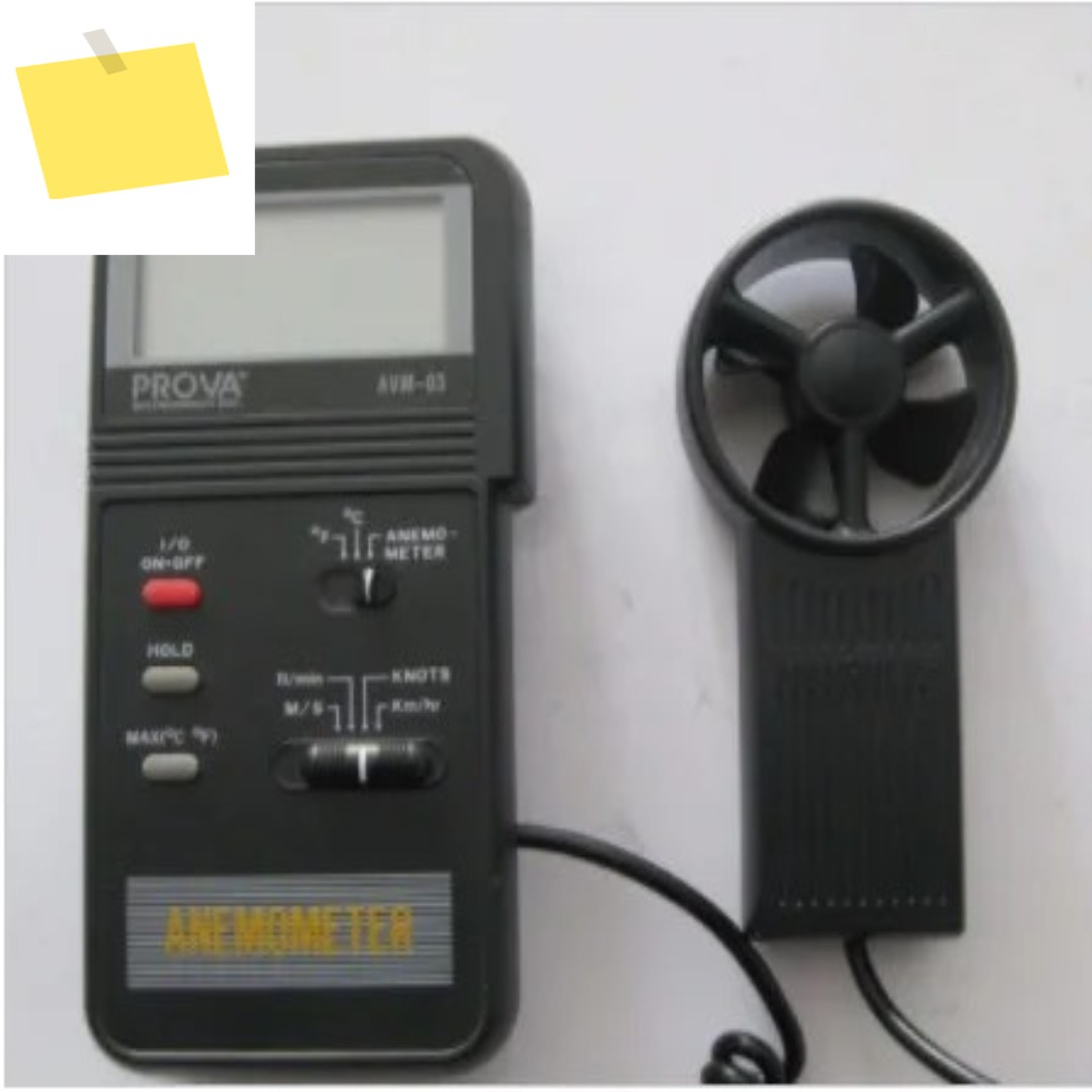 휴대용 풍속계 및 온도 측정기, 계량기 avm-03 제품 이미지