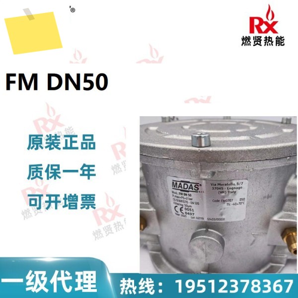 이탈리아 MADAS Madas, 가스 필터 FM 시리즈 DN50 나사산 인터페이스 제품 이미지
