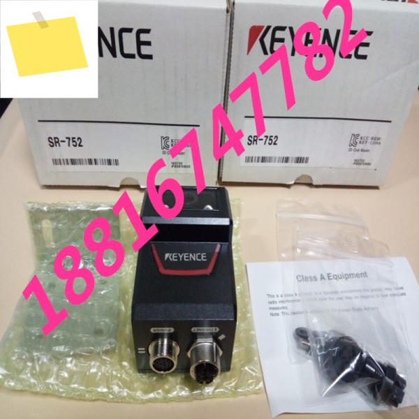 KEYENCE 브랜드의 신품 QR 코드 스캐너 SR-752 제품 이미지