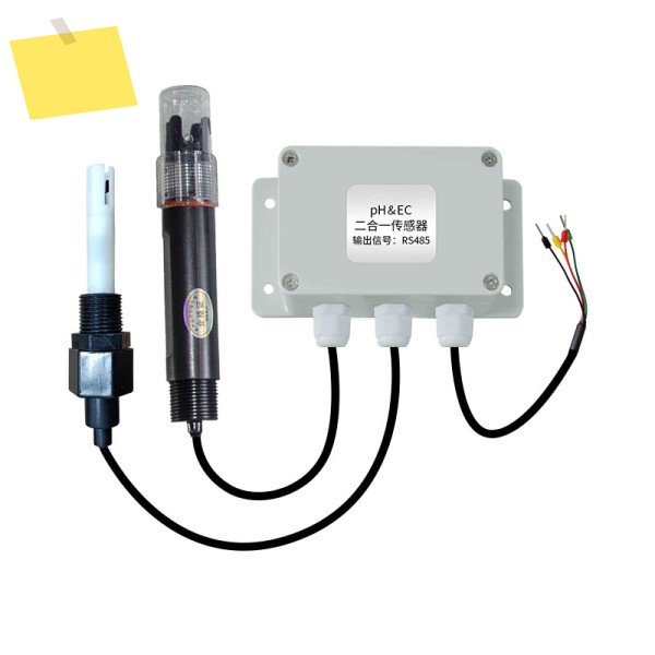 RS485 pH EC 송신기, 전도도 계량기, 2 in 1 센서, Modbus RTU 산업 폐수 전극, 농업 양식업 제품 이미지