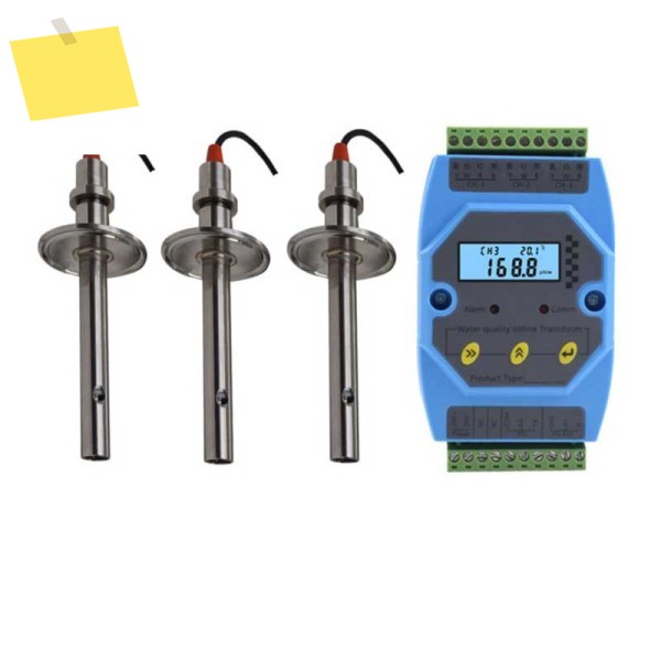 트라이 전도도 계량기 3 CH EC 송신기, 고온 전극 클램프 설치, rs485 MODBUS 듀얼 트리플 채널 제품 이미지