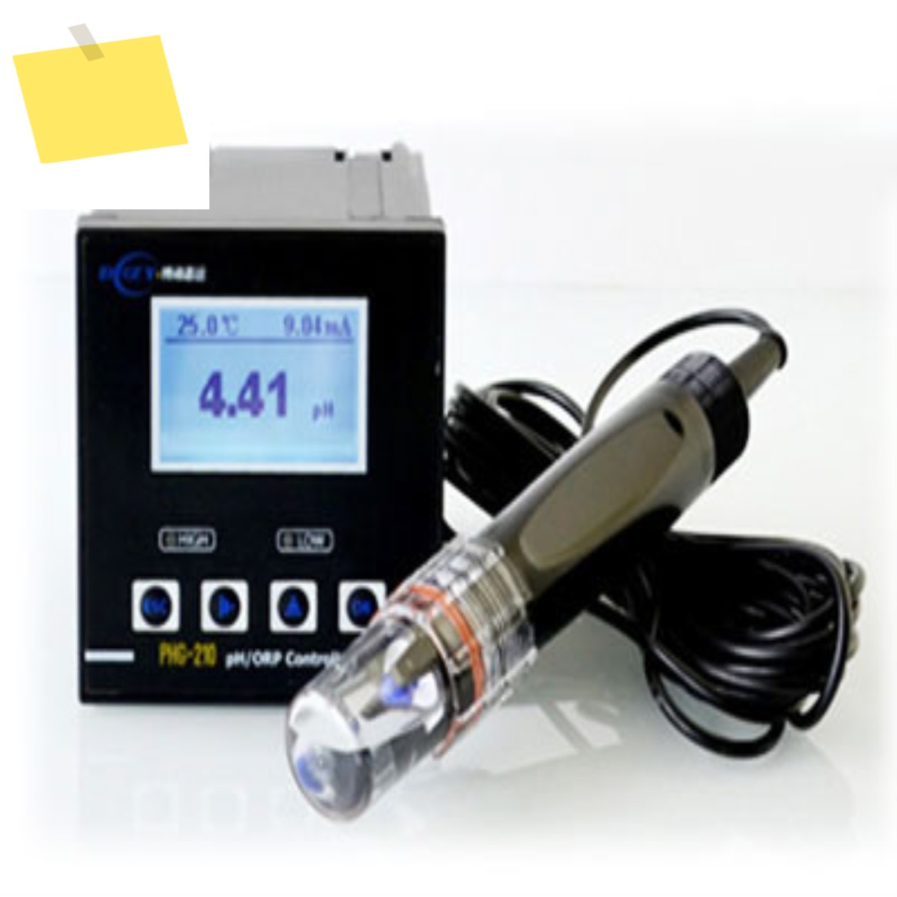 Modbus pH ORP 컨트롤러 미터, 실시간 산업용 영어 설정 릴레이 상한 하한 제어, RS485, 4 ~ 20mA 제품 이미지