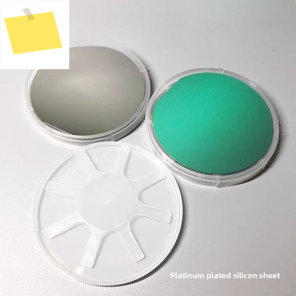 4인치 백금 매끼 실리콘 웨이퍼 Pt111 전도도 테스트 마이크로 전자 공학 150nm 기판 제품 이미지