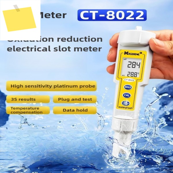 CT-8022 휴대용 ORP 측정기 펜, 물, 수영장, 실험실, 액체 산화환원 감지용 디지털 MV 테스터 제품 이미지