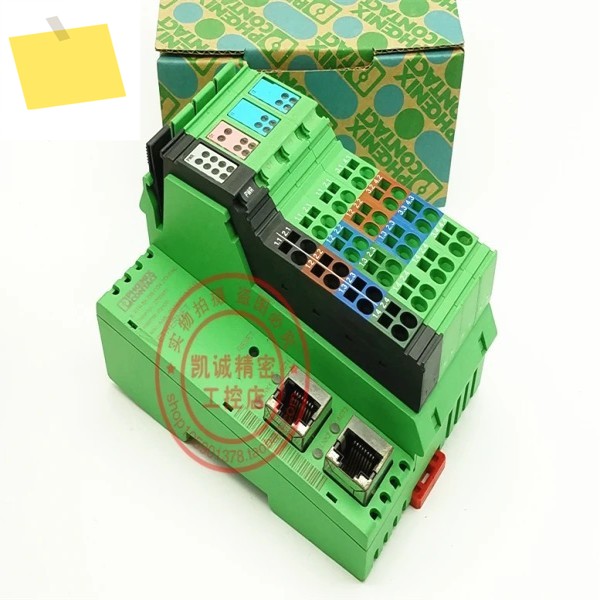 2025.4 오리지널 Phoenix 버스 커플러 IL ETH BK DI8 DO4 2TX-PAC 2703981 제품 이미지