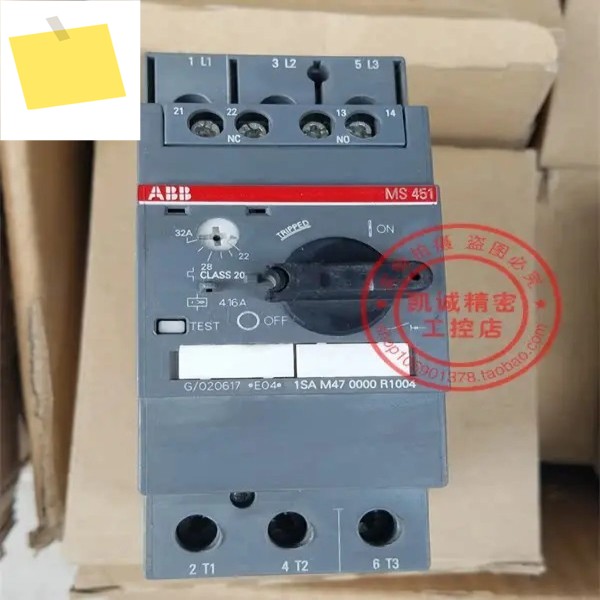 2025.4 MS451-32 기존 ABB 모터 보호 스위치 22-32A 1SAM 470000 R1004 제품 이미지