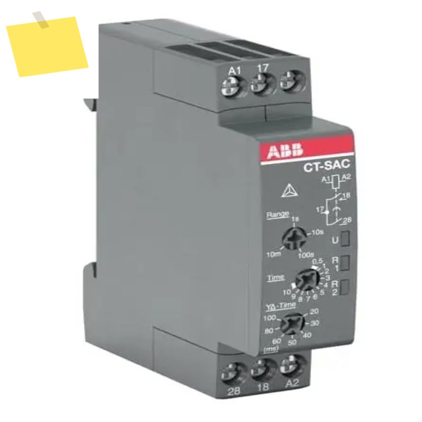 2025.4 기존 ABB 시간 릴레이 스타 델타 변환 CT-SAC.22, 24-240VAC 제품 이미지