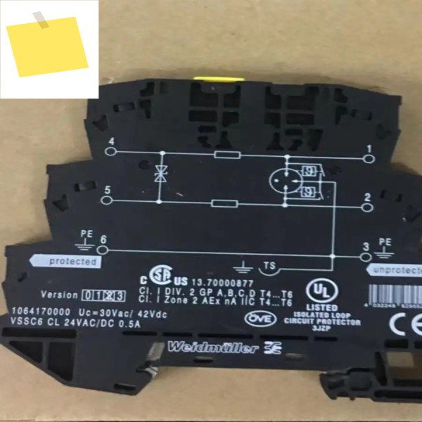 2025.4 VSSC6 CL 24VACDC 0.5A Weidmuller 터미널 서지 보호기 1064170000 제품 이미지
