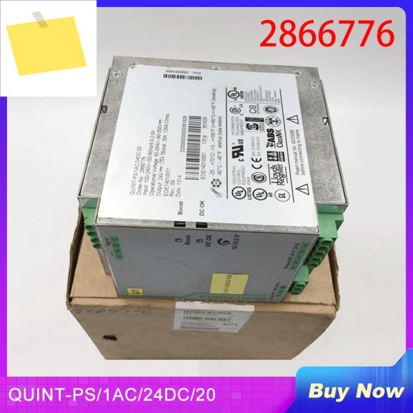 Phoenix QUINT-PS1AC24DC20 24V20A 스위칭 전원 공급 장치의 신품 기능 2866776 제품 이미지