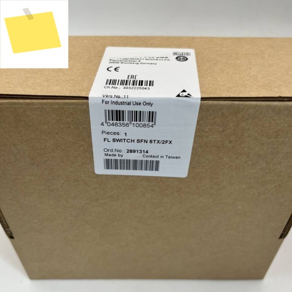 Phoenix FL SWITCH SFN 6TX2FX 2891314용 이더넷 산업용 스위치 제품 이미지