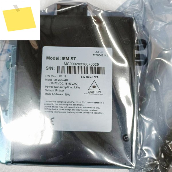바이드뮬러 산업용 광섬유 트랜시버용 IEM-ST 7760048142 제품 이미지