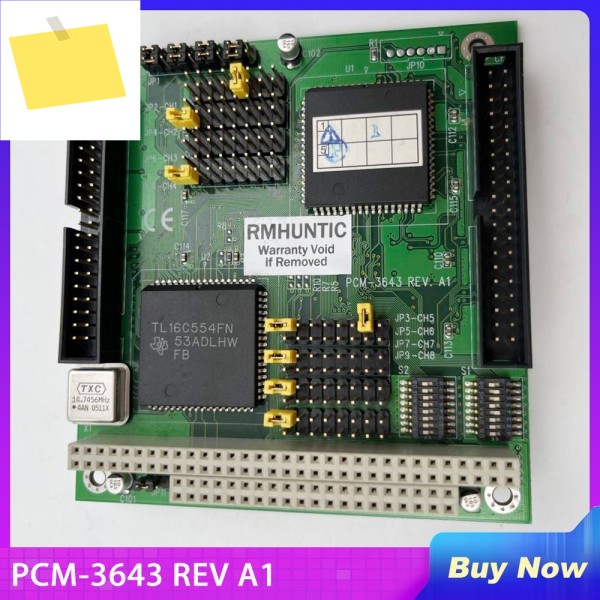 어드밴텍 직렬 포트 카드 확장 통신 모듈 PCM-3643 REV A1용 RS232 PC104 제품 이미지