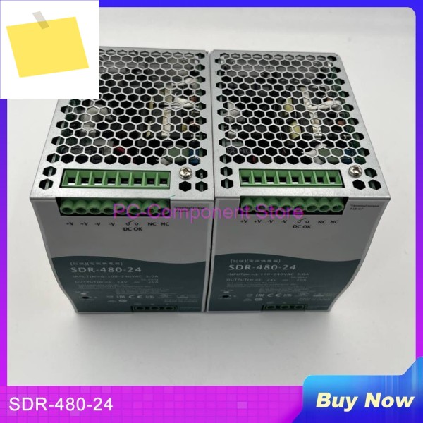 MW 24V 20A 480W SDR-480-24용 1 PCS 레일 스위칭 전원 공급 장치 제품 이미지