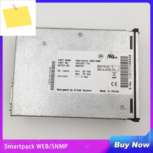 Eltek 전력 모니터링 모듈 Smar tpack WEBSNMP용 원본 242100 .118 제품 이미지
