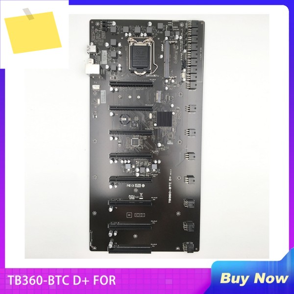 Biostar 마이닝 마더보드용 TB360-BTC D+ 다중 그래픽 카드 전문 제품 이미지