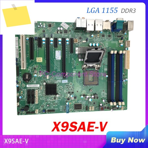 X9SAE-V 서버 마더보드 LGA 1155는 1200V2 시리즈 C216 칩 DDR3을 지원합니다 제품 이미지