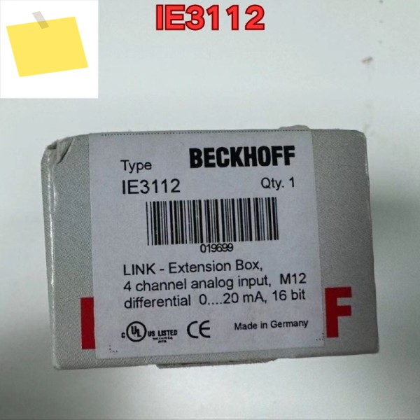 신품 Beckhoff 모듈 IE3112 제품 이미지