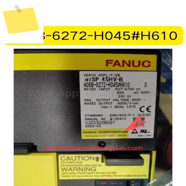 중고 A06B-6272-H045 # H610 테스트 정상 제품 이미지