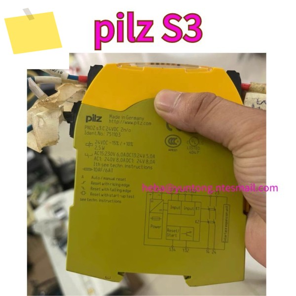 사용된 751103 pilz S3 안전 릴레이 테스트 OK, 제품 이미지