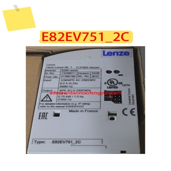 정품 오리지널 8200 벡터 E82EV751-2C 신품 컨버터 제품 이미지