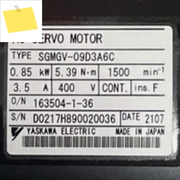 SGMGV-09D3A6C 신품 서보 모터 정품, , 제품 이미지