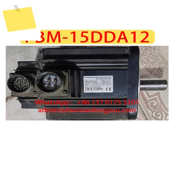 FBM-15DDA12 중고 서보 모터, 테스트 통과 후 준비 FBM 제품 이미지