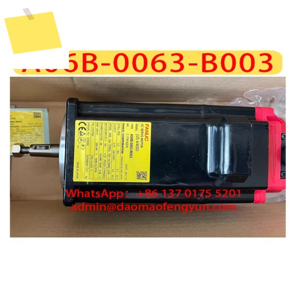 A06B-0063-B003 신품 서보 모터 오리지널 정품, A06B 0063 제품 이미지