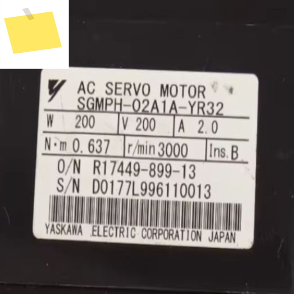 신품 SGMPH-02A1A-YR32 서보 모터 SGMPH 02A1A YR32, 제품 이미지